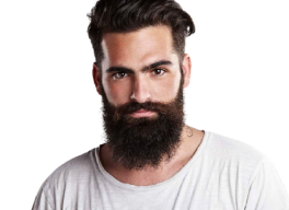 мужчина с красивой бородой